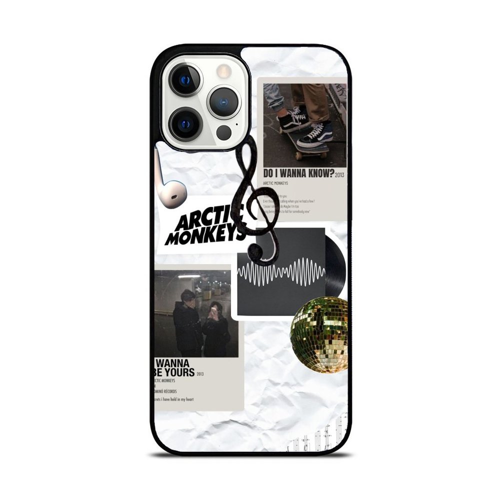 Arctic Monkeys Song Playlist Collage iPhone Case
